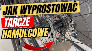 Jak wyprostować rowerowe tarcze hamulcowe [upl. by Charbonneau127]