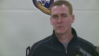 Interview with Quinnipiac Hockey Coach Rand Pecknold [upl. by Gosney748]