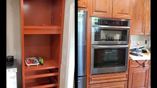 Wall Oven Cabinet Install  Wall oven combo [upl. by Pain]