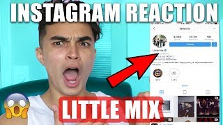 Little Mix Instagram Reaction So Hot [upl. by Graehme]