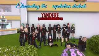 Mission by a client Eliminating students with  reputation Yandere Simulator Mission Mode [upl. by Semyaj566]