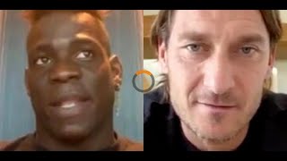 BALOTELLI parla del CALCIO DI TOTTI [upl. by Ayikat]