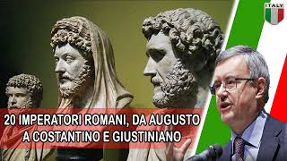 20 Imperatori Romani da Augusto a Costantino e Giustiniano  Alessandro Barbero [upl. by Latsirc]