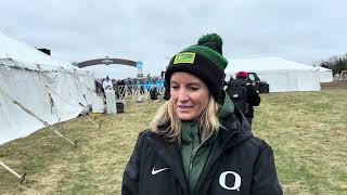 quotWere Pretty Disappointedquot Oregon Coach Shalane Flanagan After Narrow Miss for the Podium [upl. by Yrehc]