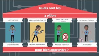 8  Piliers 12  Quels sont les 4 piliers pour bien apprendre  De Stanislas DEHAENE [upl. by Fowler]