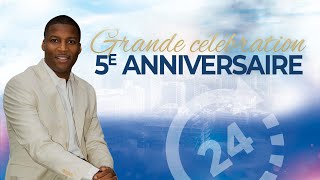 Grande célébration  5e anniversaire du 24H  avec Bishop Grégory Toussaint [upl. by Heer]