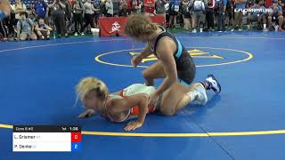 112 Lbs Cons 8 2 Lily Grismer Montana Vs Paige Denke Nebraska [upl. by Redle]