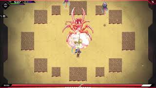 CrossCode  Boss Fight  Sandworm  Fajro Temple [upl. by Glorianna]