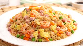 Quinoa al estilo Arroz Frito 3 Delicias muy fácil y súper deliciosa [upl. by Oinotnaocram]