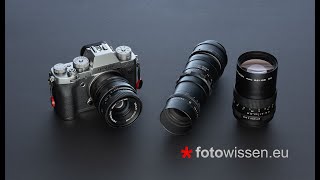 Billige Objektive für Fujifilm XSystem Kameras  preiswerte Alternativen mit M42 und Canon EF [upl. by Sulakcin]