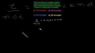 How Long to Complete 12 Tasks  Direct Proportion Problem  Quick Math Shorts learnmath maths [upl. by Ettenav302]