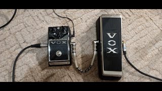 VOX V847 Wah  VOX V830 distortion booster [upl. by Allemaj]