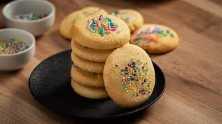 3 Ingredient Sugar Cookies  Dished Shorts [upl. by Chong]