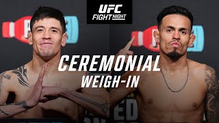 UFC Mexico Ceremonial WeighIn [upl. by Yelsew]