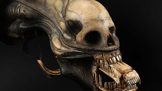 HR Gigerdesigned Special Effects Mechanical Alien Head  Alien 1979 [upl. by Janaya]