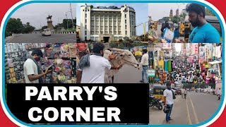 Parrys corner VLog  Shopping  Marina Beach glance [upl. by Sivartal]