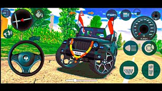 Modified Mahindra Thar Car Games Indian Cars Gadi Wala Game  Car Game Android Gameplay 2024 [upl. by Nelle]