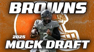 Cleveland Browns 4Round Mock Draft [upl. by Anilasor]