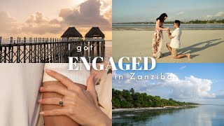 ENGAGED IN ZANZIBAR Vlog [upl. by Eilime332]