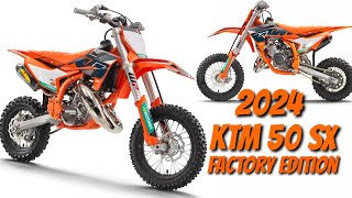 2024 KTM 50 SX FACTORY EDITION [upl. by Nnaylime]