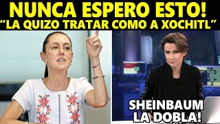 DENISSE MERKER LA QUIZO TRATAR IGUAL QUE A XOCHITL GALVEZ quotCLAUDIA SHEINBAUM LA PARA EN SECOquot [upl. by Nara]