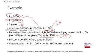 Introduction to Bond Valuation  Bond Valuation Lecture 1 [upl. by Nimajaneb590]