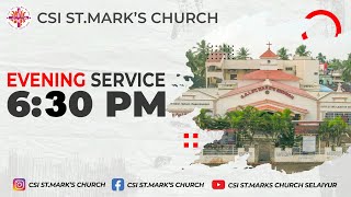 CSI StMarks Church  Sunday Tamil Service  900 AM  15 Sep24 [upl. by Manya]