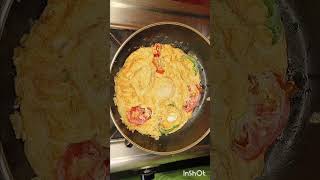 Energy Breakfast Omelette Chapathi omlette food shorts [upl. by Rocray]