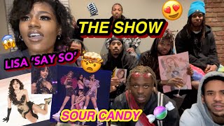 LISA SAY SO ‘THE SHOW’ and SOUR CANDY LIVE REACTION [upl. by Yrokcaz]