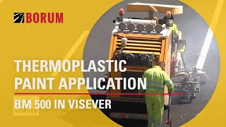 VISEVER Thermoplastic Paint Application BM 500 [upl. by Eilyr]