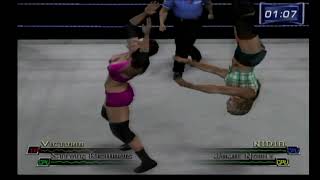 WWE Raw 2  XBOX Gameplay  Victoria amp Steven Richards vs Nidia amp Jamie Noble  Tag Match [upl. by Norrad]