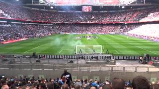 AJAX  PSV 2482014 13  Opkomst [upl. by Navaj634]