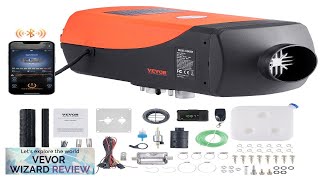 VEVOR Bluetooth App Control Diesel Air Heater 12V 8KW Diesel Heater Review [upl. by Kelvin]