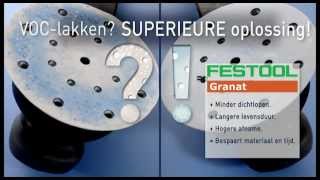 Festool Granat VOClakken behandelen [upl. by Neerroc]