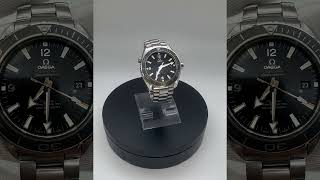 2015 Omega Seamaster Planet Ocean 600M 455MM Black Dial Steel Strap 23230462101001 [upl. by Berta]