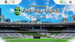 Press Conference Pegadaian Liga 2 [upl. by Jean-Claude551]