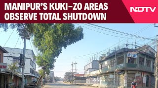 Manipur News  Total Shutdown In KukiZo Areas Of Manipur in Protest Against Deaths Of 10 Youths [upl. by Egwin611]