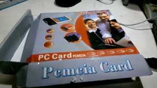 Mach3  PCMCIA parallel card  B5 Laptop PC  Engrave Test [upl. by Storer289]