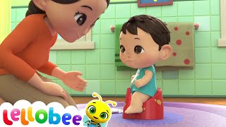 Learn How To Use The Potty  Nursery Rhymes amp Kids Songs  Lellobee [upl. by Eldred]