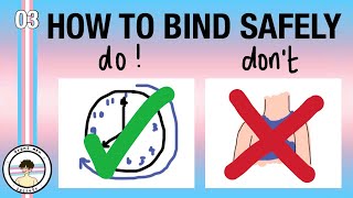 FTM BINDING TIPS DO’S AND DON’TS TO BIND SAFELY [upl. by Nicoline471]