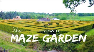 Solving the Leeds Castles Maze Garden Walking Tour 4K [upl. by Ettelrahc301]