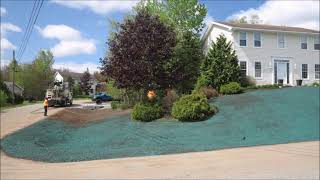 Residential Hydroseeding TimeLapse [upl. by Elwood]