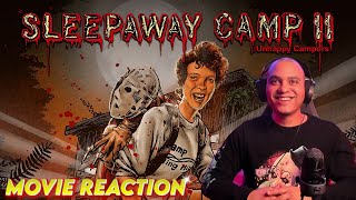 Sleepaway Camp II Unhappy Campers  FIRST TIME WATCHING  Horror Movie Reaction amp Commentary [upl. by Enerol168]