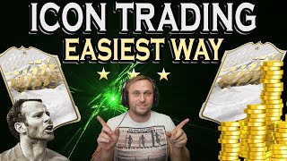 HOW TO DO ICON TRADING THE EASIEST WAY FIFA 22  INSANE METHOD  EASY COINS [upl. by Matless]