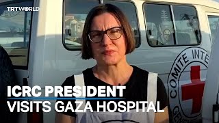 ICRC President’s message after visiting hospital in Gaza [upl. by Sterner]