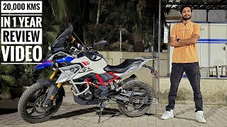 BMW 310 GS 20000 kms in 1 Year Honest Review  Worth buying in 2024 [upl. by Ahsinirt]