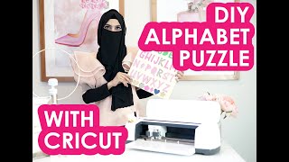 How to make a Cricut chipboard puzzle with Cricut Maker and knife blade [upl. by Adnilav]