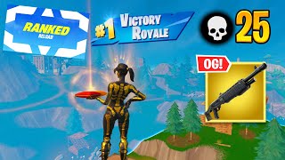 Fortnite Ranked Reload  High Kill Solo vs Squads OG Gameplay Keyboard amp Mouse [upl. by Juliano]