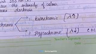 Auxochrome and Chromophore [upl. by Aila854]