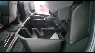 quotProfessional Installation Rear Under Seat Storage Compartmentquot [upl. by Leuqcar]